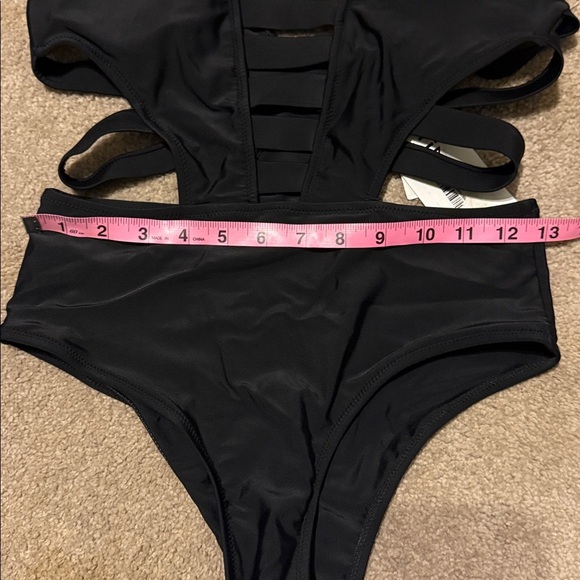 TiniBikini Black One Piece Swimsuit - Picture 10 of 12